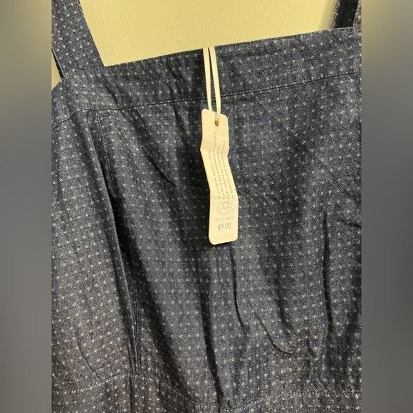 Black Swan Womens Wide Leg Buttons Angelica Jumpsuit Blue Size S NWT - Picture 5 of 16